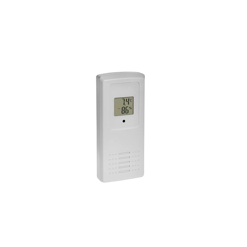 TFA Dostmann Digital Thermo-Hygrotransmitter 30.3256.02 with Display for TFA Wireless