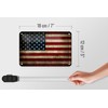 Tin Sign Flag 18 x 12 cm United States America