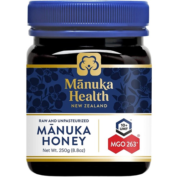 Manuka Health - MGO 250+ Manuka Honey, 100% Pure New Zealand Honey, 8.8 Ounce