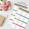 2026-2027 Academic Calendar 2-Pack (11x17"), Laminated + Cardstock, Reversible Vertical/Horizontal,