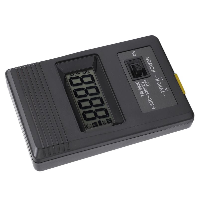 Tm‑902c Industrial LCD Display Digital Sensor Thermometer with Curved Shank