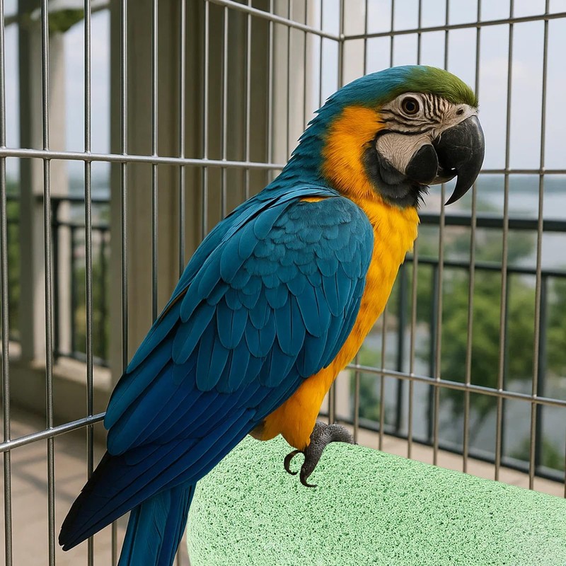 2 Pcs Parrot Perch, Bird Perch for Cage with Wavy