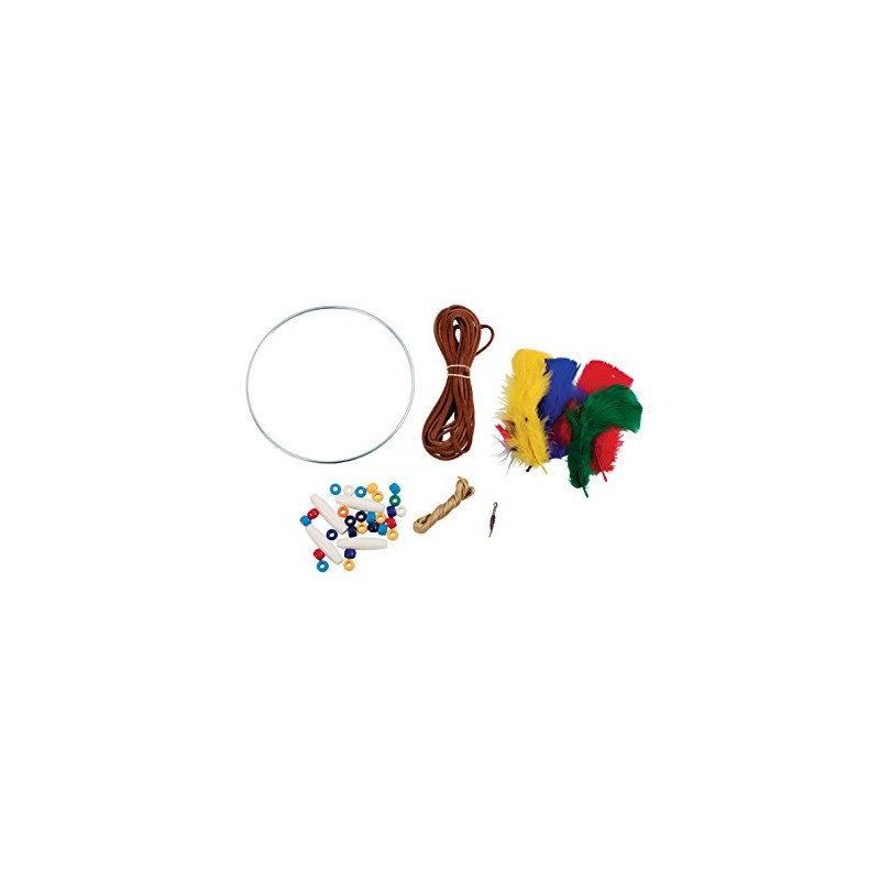 Realeather Crafts Dreamcatcher Kit, 5-Inch, Natural