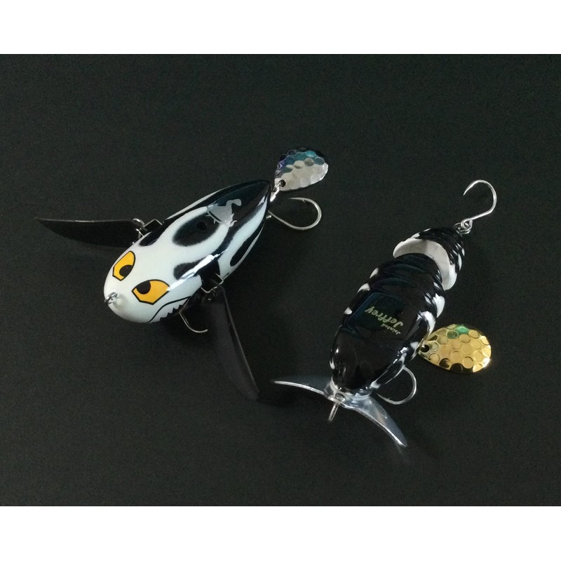 Luana® Fishing Colorado Blades Hammered Silver & Gold Set/Handcraft Metal