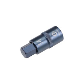 TOP-VIGOR Hex Bit Socket, 1/2" Drive x H14 (14mm) Allen Key Socket, Premium S2 Steel Bits, Hex Bit with 2" Length for Car, Trucks Repair(for Hand Use Only) Blue