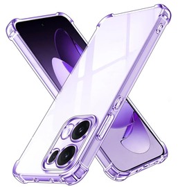 FORZARMOR Case for Oppo Reno 13 5G Global Version(6.59 Inch), Transparent Rugged Shield Clear Soft TPU Cover Airbag Shockproof(for Oppo Reno 13 5G)