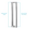 TOGU TG-R3825 Heavy Duty Commercial Grade 600mm/24 inches Square/Rectangle Shape