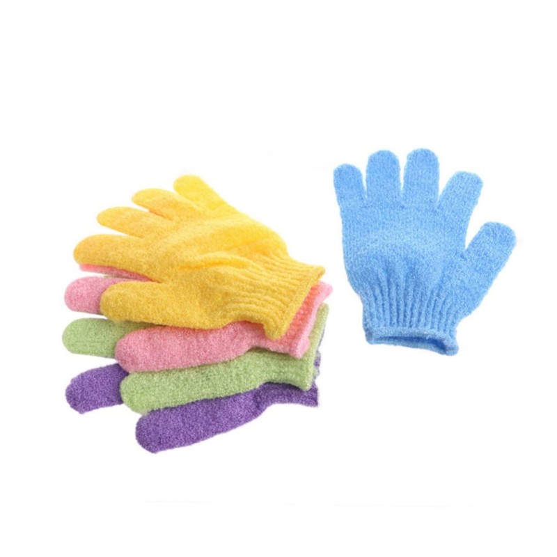 Beavorty 6 pcs Exfoliating Bath Gloves for Shower Body Scrub