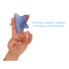 NOVA Hand Exerciser Star, Hand Grip Squeeze Star for Strength,