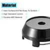 X AUTOHAUX 4 Pcs 60mm Dia Black 5 Clips Automotive