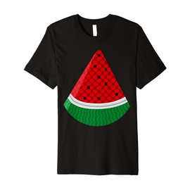 Free Palestine Watermelon Palestinian Keffiyeh Palestine Premium T-Shirt