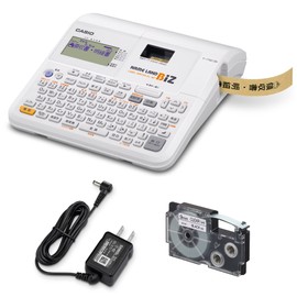 Casio Label Writer Nameland BIZ Standard Model KL-M7 Set with Tape KL-TM7 (0.14 - 0.9 inch (3.5 - 24 mm) Width