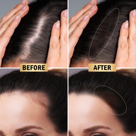 Boobeen Hair Root Touch-Up Stick, Waterproof Concealer for Hairline Shadow Hair Color Shadow Instantl Cover Thin Hair, for Graying Roots and Hair Loss and Face Contour