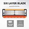 Men's Razor Blade Replacement, 48pcs Razor Blade & 1 Count