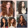 iAelev Ombre light Brown Wig - 18 Inch Medium Length
