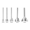 sourcing map 5pcs Arc-Shaped Leather Punch, 10mm-40mm, Leather Cutter Arch
