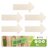 Wooden Sign Arrow Sign Sign 27 x 13 cm Pack