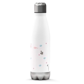 Sunnywall Premium Edelstahl-Thermosflasche mit Wunschnamen individuell personalisiert kalt & heiß Thermoskanne Isolierflasche Trinkflasche Wasserflasche Campingflasche (Ballerinas - Ballett Schuhe)