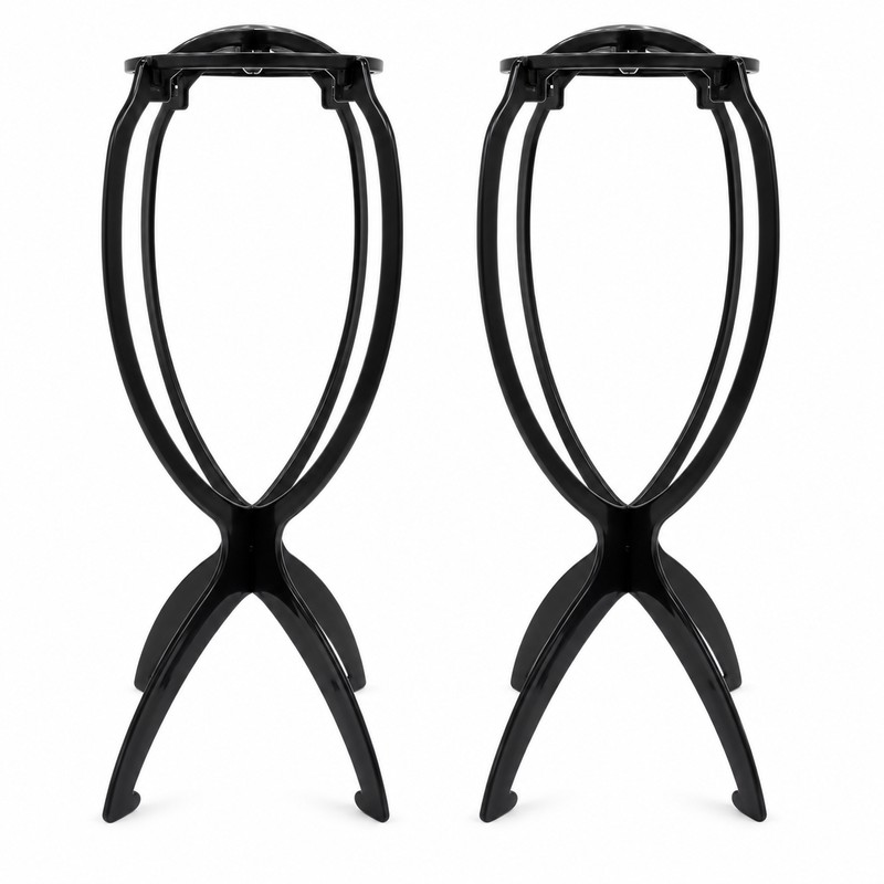 2-Piece Wig Stand for Wigs & Hats – 36 cm