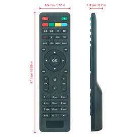 AULCMEET NS1040 New Replacement NS1040 KAON TOTAL TV Satellite Remote Control Compatible with KAON TOTAL TV Kaon NS1040 NS-1040 TV NS-1040 COSHIP HD DVB-S2