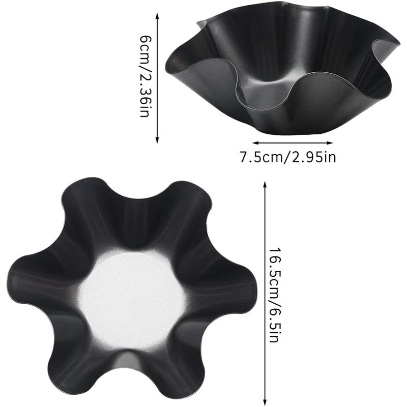 AQEENURA Tortilla Pan Set - Nonstick Large Taco Shell Bowl,