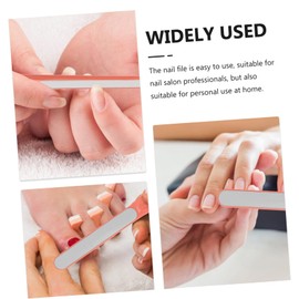 Healvian Stainless File Dual Sided Manicure Tool for Precise Nail Shaping and Trimming Lightweight Portable Design for Home Office Travel Use