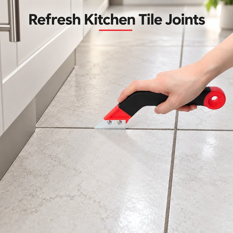 Grout Removal Tool for Tile Cleaning & Regrouting – Tungsten
