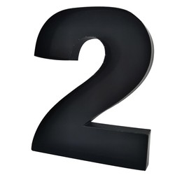 12 Inch Paper Number Cut Out Tray Fillable Papier Mache Charcuterie Board Candy Birthday Food Tray for Treats (Black, 2 Shapes)