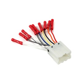 Scosche NN03BCB Aftermarket Radio Wiring Harness with Crimp Connectors for Select 1995-12 Infiniti, Nissan and Suzuki - Wire Harness for Car Stereo - Check Vehicle List in Images for Your Model