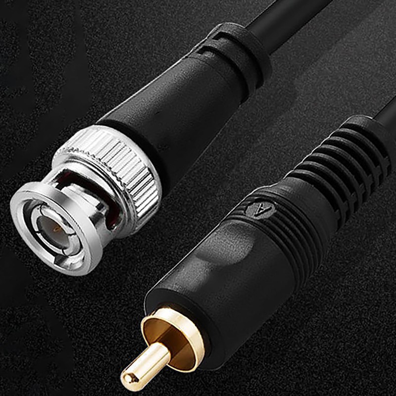tunghey BNC to RCA Adapter Cable RCA Male to BNC
