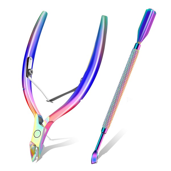 Cuticle Remover Trimmer Pusher Nippers - Cuticle Remover Professional Durable