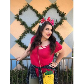 yuboo Women's Pineapple Purse, Summer Pineapple Bag Yellow Crossbody Shoulder Bag Novelty Purse for Hawaiian Tropical Accessories for Women