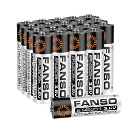STEPMAX 20 Pack FANSO ER14505H 3.6V Lithium Battery 2700mAh ER14505 LS14500 Li-SOCL₂ Non-Rechargeable Battery
