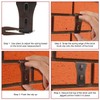 8pcs Brick Hook Clips, Heavy Duty Brick Wall Clamp Brick