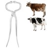 Stainless Steel Cattle Nose Pliers Clip Squeezer Traction Tool Domestic