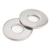 M5 x 10mm OD Flat Washer, 18-8 (304) Stainless Steel