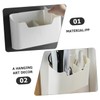 Gatuida 1Set Hanging Storage Basket Wall Mounted Compartment Organizer Box