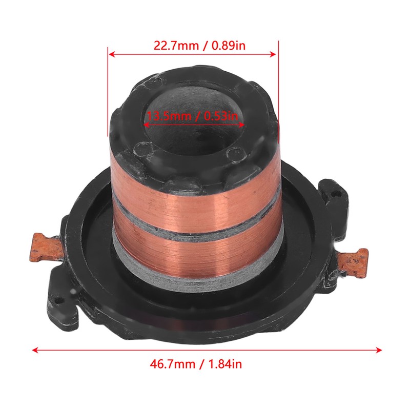 Alternator Slip Ring ABS Copper Burr Free Anti Corrosion Car
