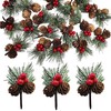 100PCS Christmas Pine Cones Natural Pine Cones 2-3cm Rustic Pine