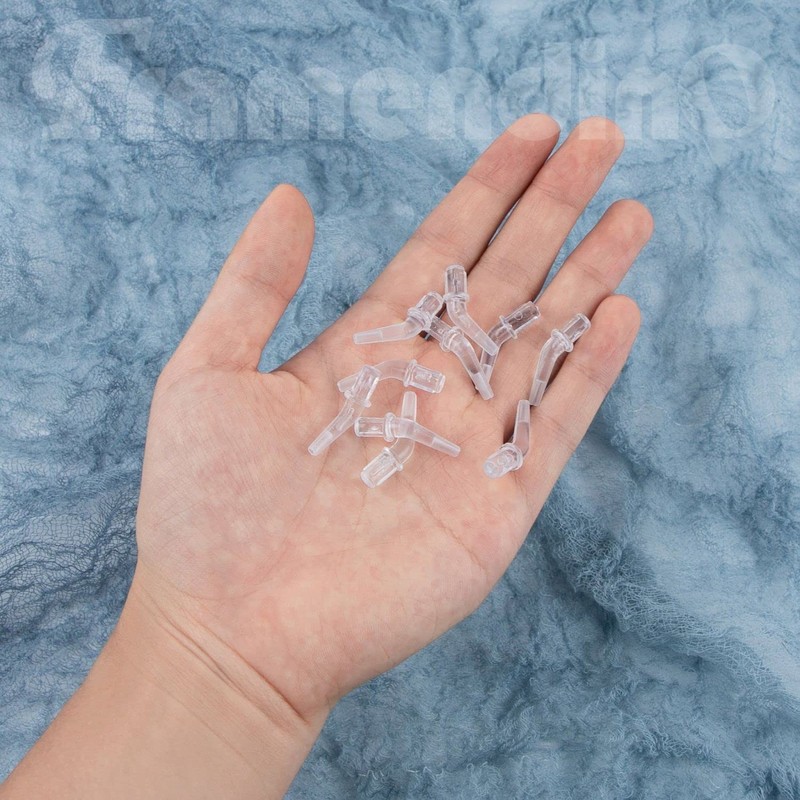 Framendino, 10 Pack White Drill Pen Tips Plastic Replacement Heads