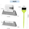 6Pcs Magic Groove Gap Cleaning Brushes Kit, Door Window Track