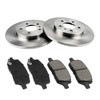 PHILTOP Rear Brake Pads and Rotors kit Fit for Buick