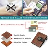 SENDEFN Small Womens Wallet Leather Bifold Card Holder RFID Blocking
