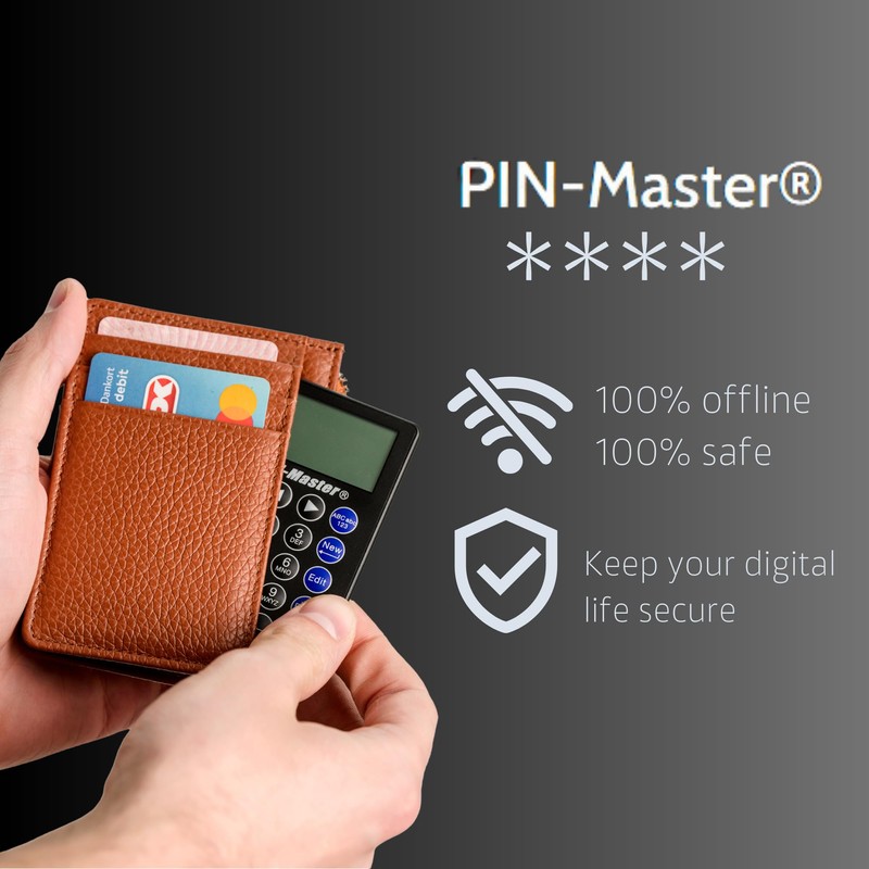Pin-Master Password Keeper (150 Codes – 60 Characters Each) -