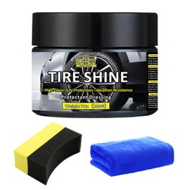 BUFFZIT Tire Shine Gel - Ungraded Long-Lasting Tire Dressing with Wet Gloss Look Finish, UV Protection & Weather Resistant Tire Coating for Car, Truck, Motorcycle, RV - 7oz/200g
