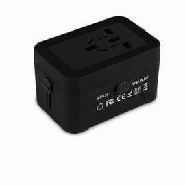 ele ELEOPTION Universal Travel Power Adapter All in One Worldwide Wall Charger AC Plug Adaptor for USA EU UK AUS