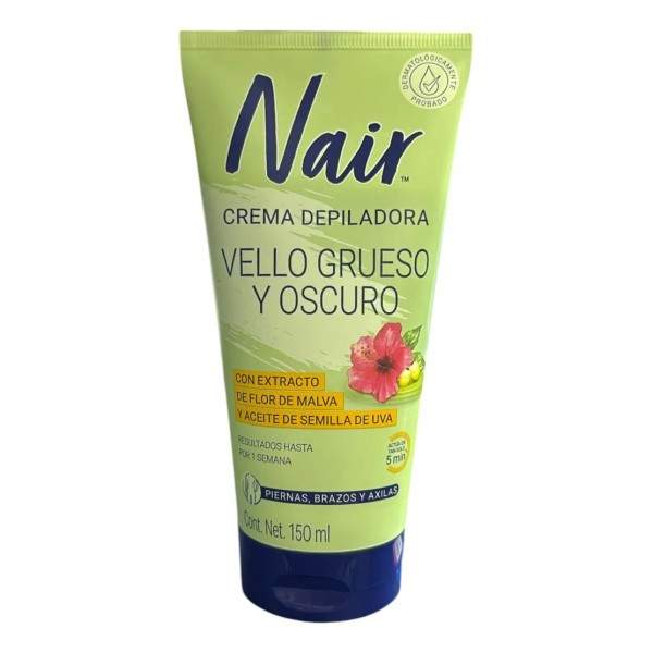 Crema Depilatoria Corporal Nair Vello Grueso Y Oscuro 150 Ml