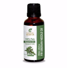 Sheer Essence Fir Siberian Needle Oil (Abies Sibirica) Essential Oil 100% Pure Natural Undiluted Uncut Therapeutic Grade Oil 3.38 FL.OZ