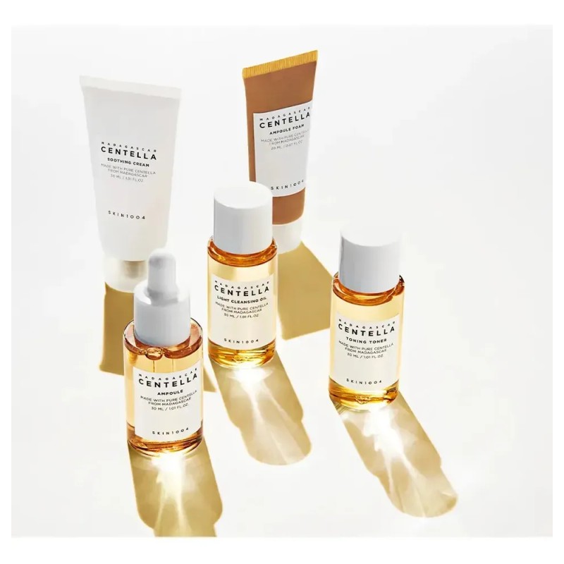 Skin1004 Facial Madagascar Centella Travel Kit 5 Piezas