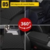 AOMSAZTO Height armrest for Hyundai Palisade 2020 2021 2022 Black